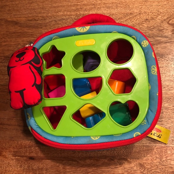 Toys Melissa Doug Ks Kids Takealong Shape Sorter Poshmark
